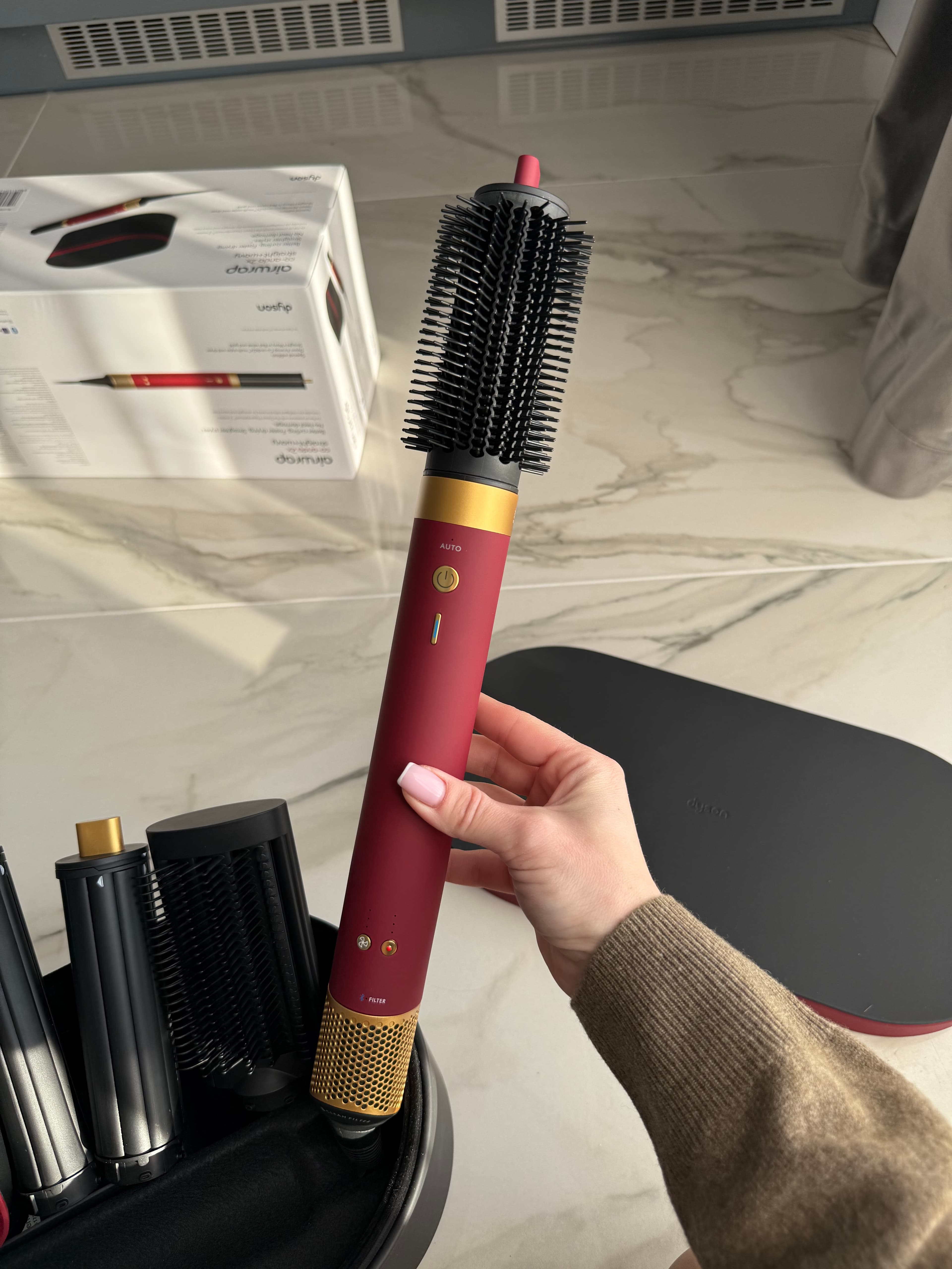 Dyson Airwrap Coanda 2x HS09 Red Velvet Golg 6